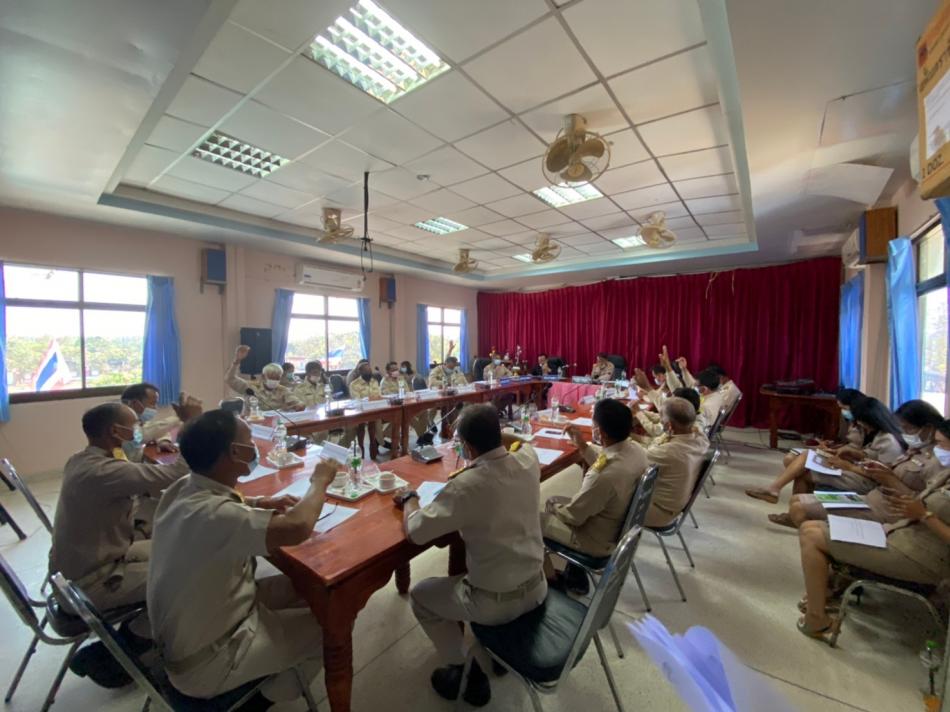 ประชุมสภาองค์การบริหารส่วนตำบลกุดเรือ สมัยสามัญ สมัยที่หนึ่ง ครั้งที่ 1 ประจำปี 2564