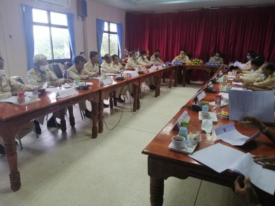 ประชุมสภาองค์การบริหารส่วนตำบลกุดเรือ สมัยวิสามัญ สมัยที่หนึ่ง ครั้งที่ 1 ประจำปี 2563